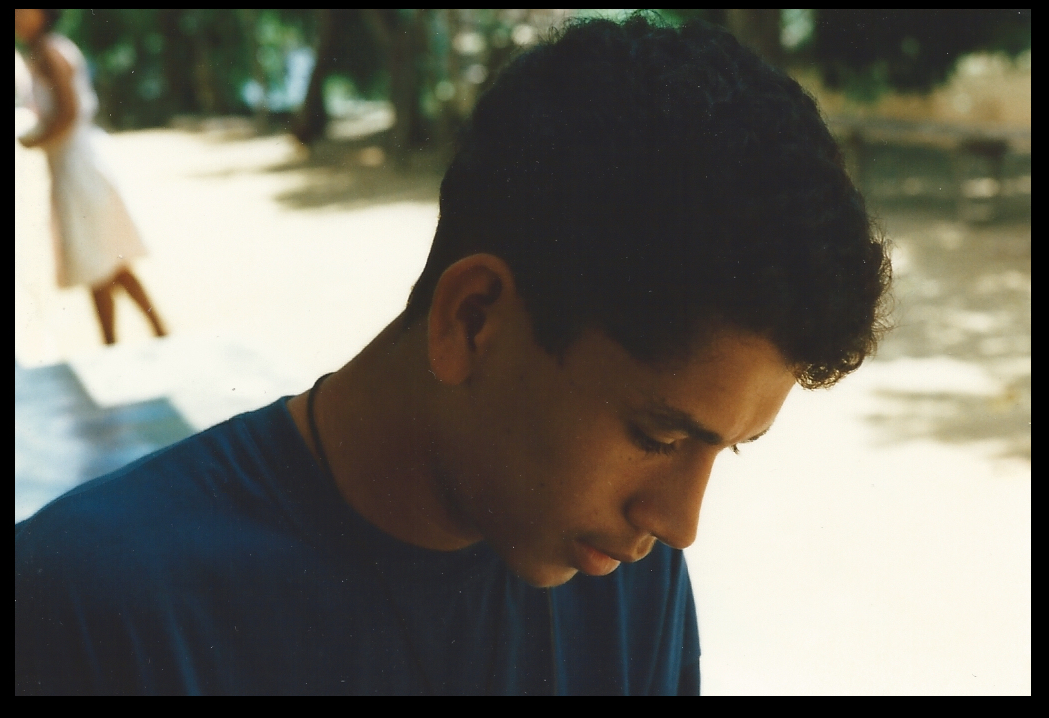 face of the 'teenage
              barber-fisherman'