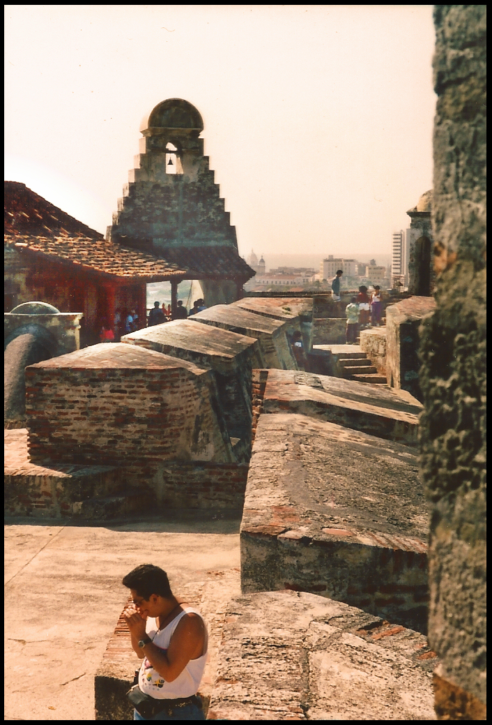 people touring ancient fort