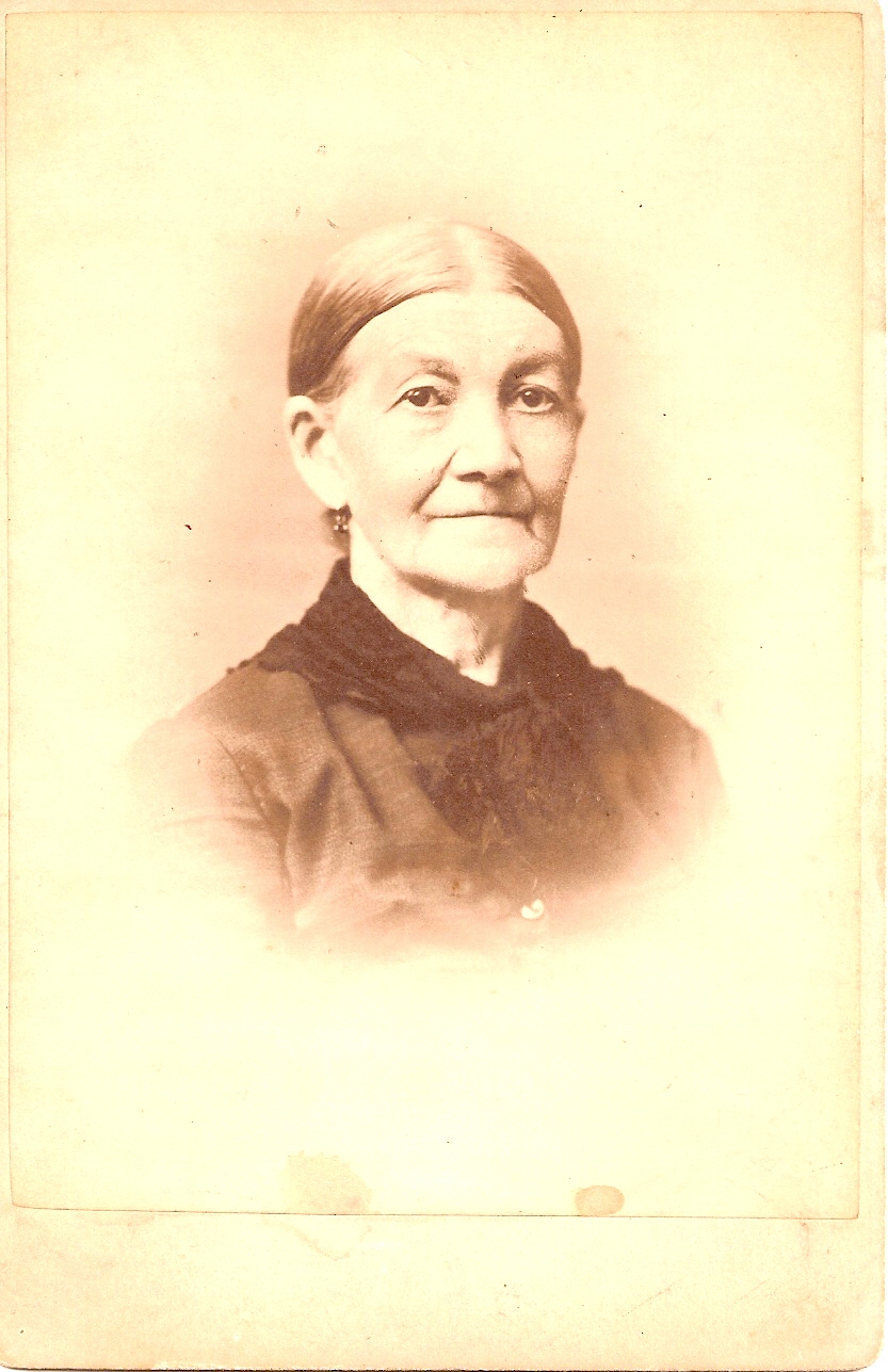 antique photo of elderly Marie Kirchner,
                wife of John A. Kirchner